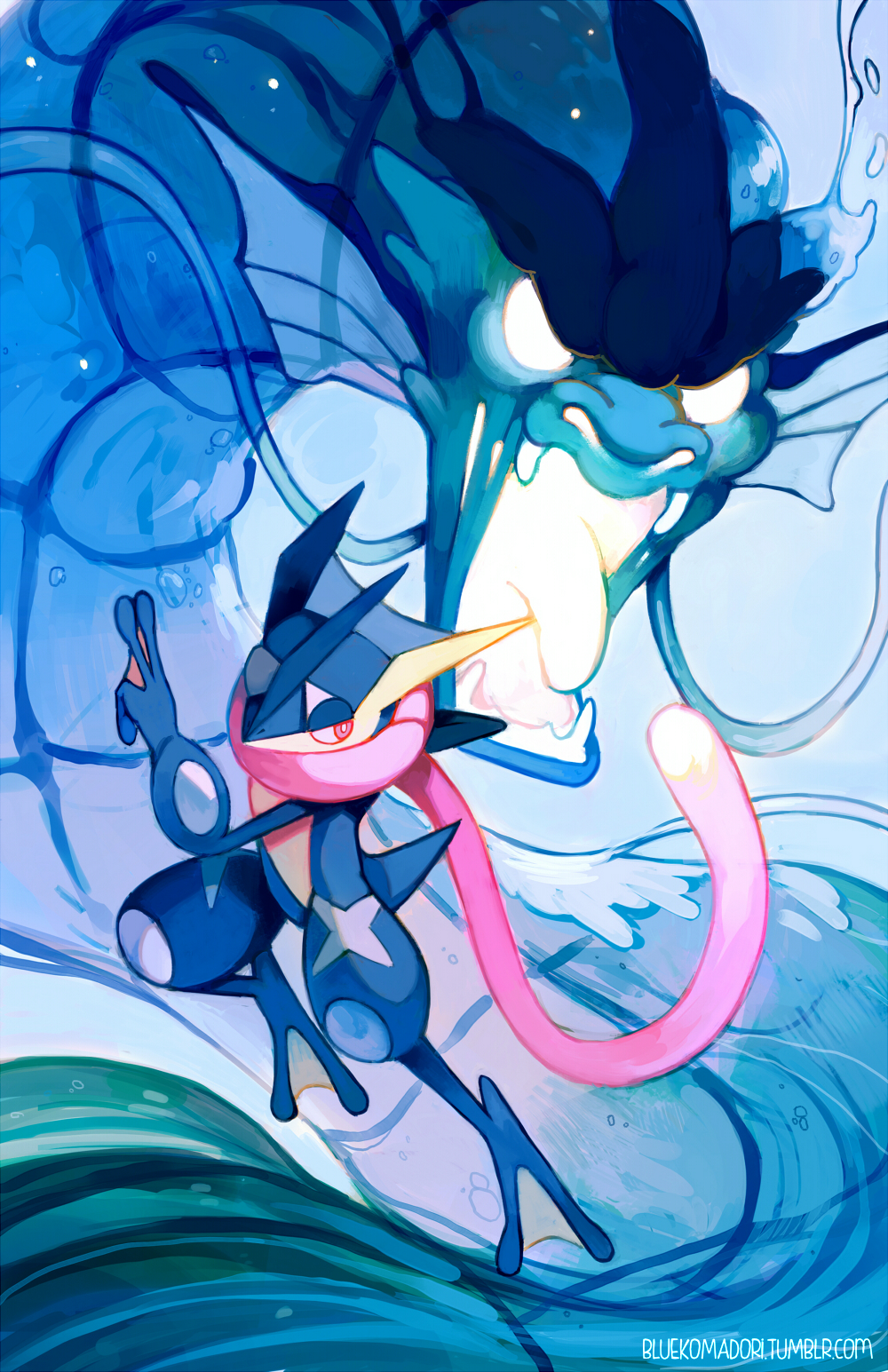 1000x1545 Water Style Water Gyarados Jutsu Know Your Meme - Gyarados Painting