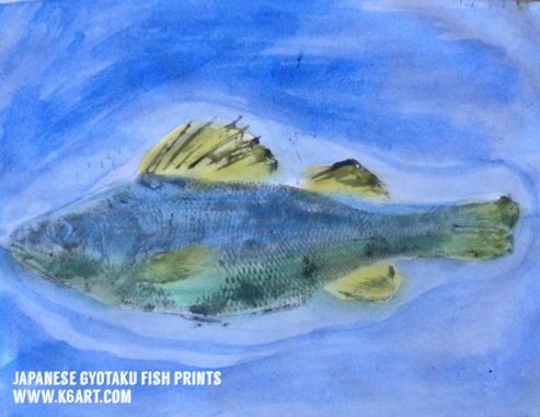 493x381 Japanese Gyotaku Fish Prints - Gyotaku Fish Painting