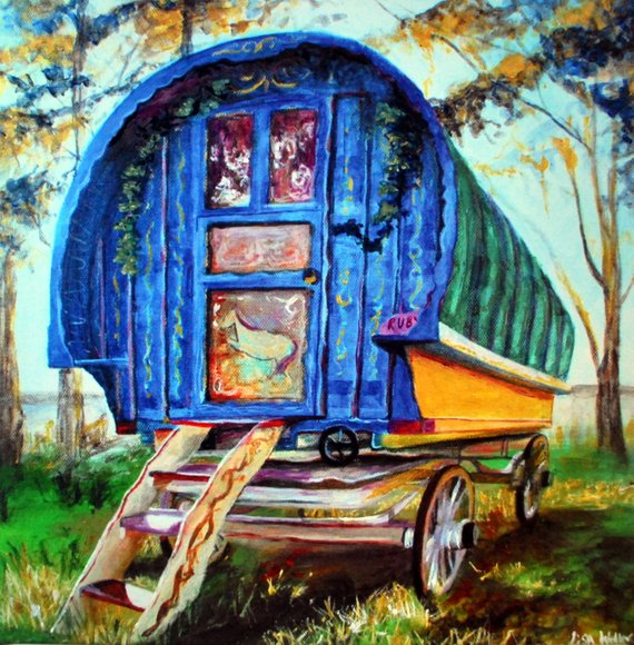 Gypsy Caravan Painting at Explore collection of