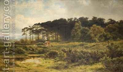 400x236 Landscape With Gypsy Caravan Robert Gallon Reproduction 1st Art - Gypsy Caravan Painting