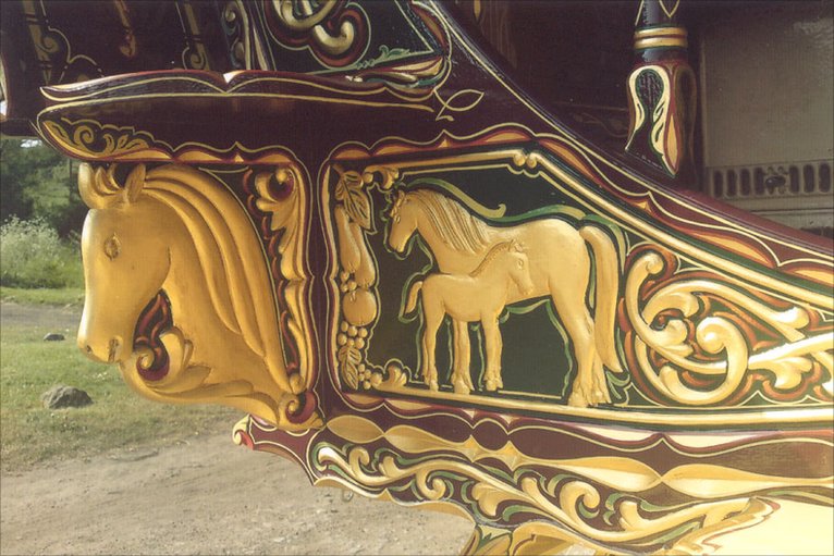 766x511 Bbc - Gypsy Caravan Painting