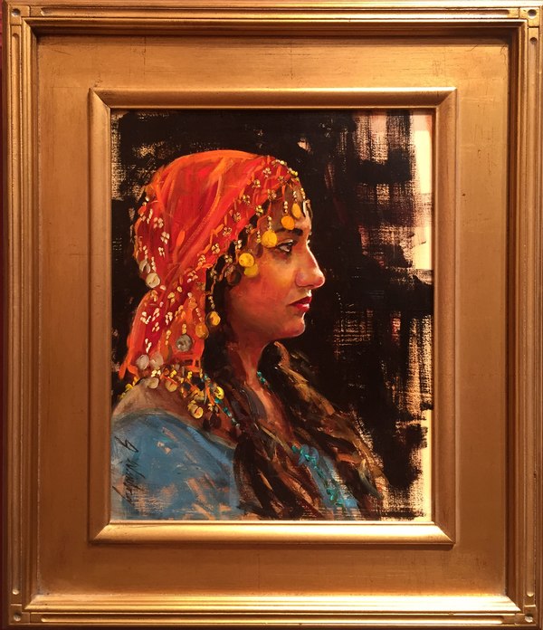 600x696 Gypsy Girl Original (Sold) - Gypsy Girl Painting