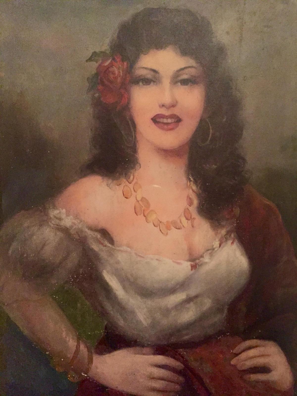 1200x1600 Gypsy Girl Danda - Gypsy Girl Painting