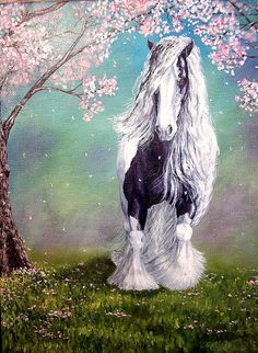 236x322 Gypsy Vanner In Autumn Horse Art Horse Art, Horse - Gypsy Horse Painting