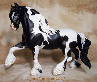 339x288 The Lora Speiser Gallery - Gypsy Horse Painting