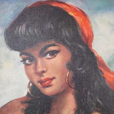 388x388 Vintage Painting - Gypsy Painting