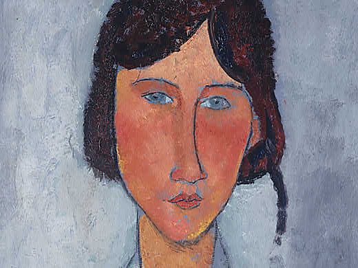 520x390 Amedeo Modigliani - Gypsy Woman With Baby Painting