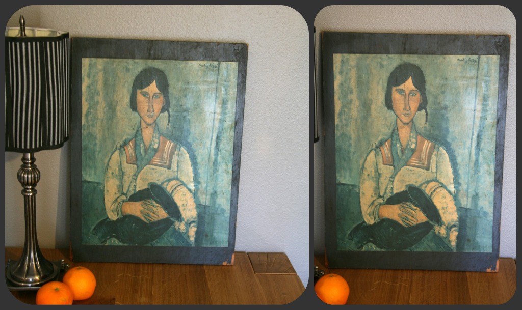 1024x609 Petal handmade=love From Petalpetal Designs Primitive Inspiration - Gypsy Woman With Baby Painting