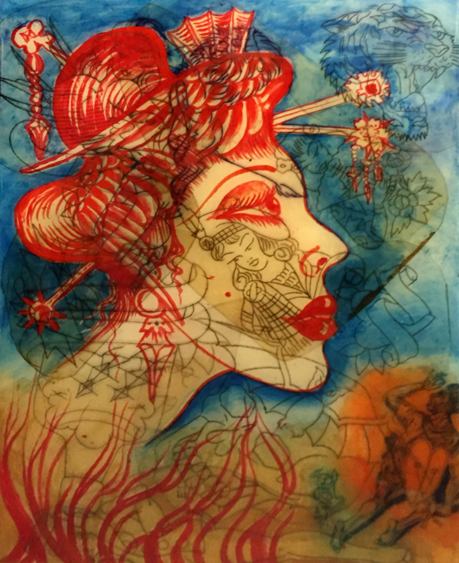 652x800 Paintings - H Painting