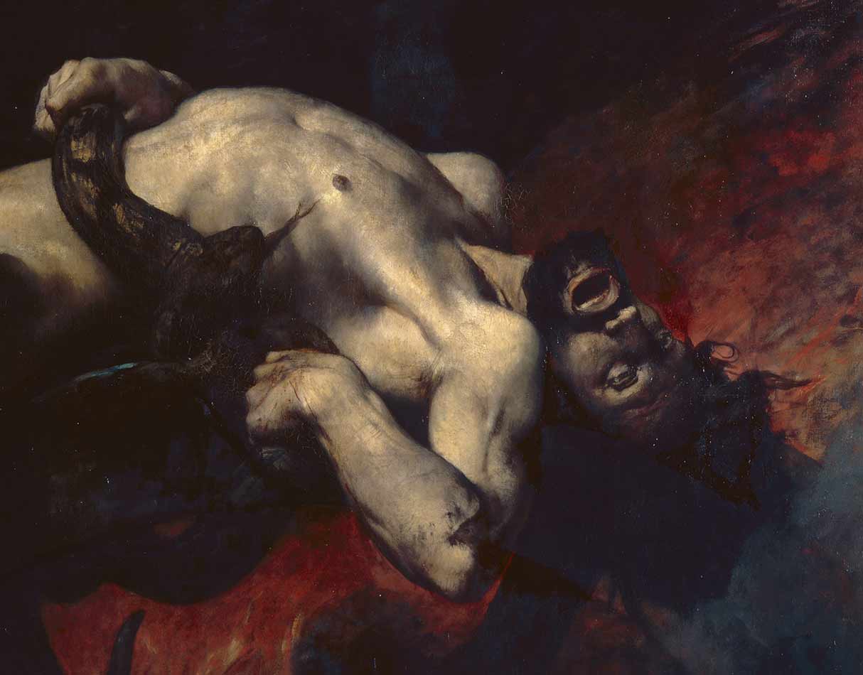 1214x950 Jules Elie Delaunay - Hades Painting