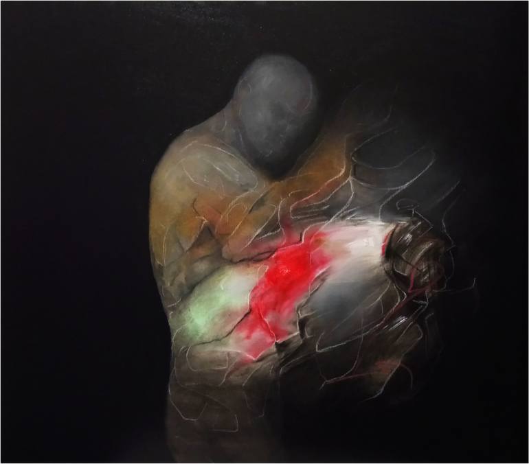 770x676 Saatchi Art Hades Painting By Mladen Ilic - Hades Painting