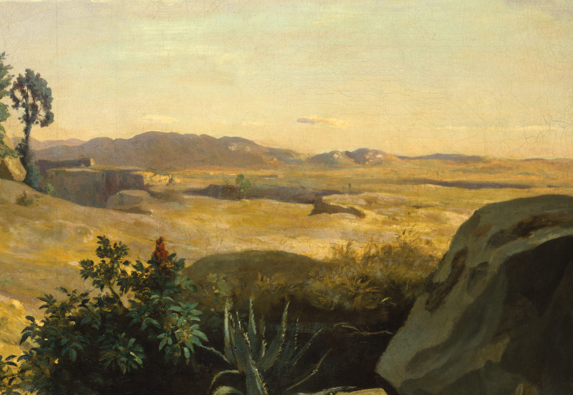 2000x1380 Hagar In The Wilderness Camille Corot 38.64 Work Of Art - Hagar In The Wilderness Painting