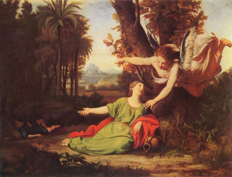 788x600 Title - Hagar In The Wilderness Painting