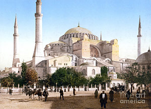 300x218 Hagia Sophia Mosque Paintings - Hagia Sophia Painting