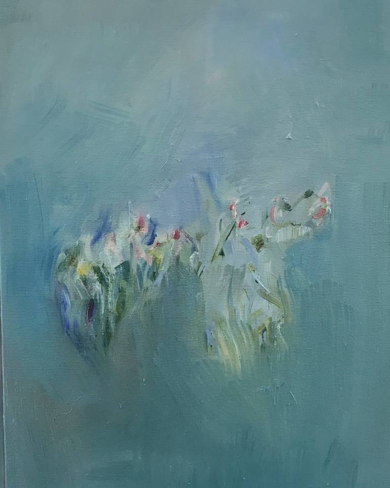 770x962 Saatchi Art Garden Haiku Painting By Sarah Hooper - Haiku Painting