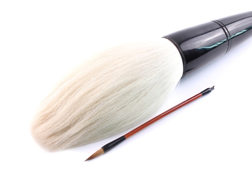 850x653 Extra Large Oriental Paint Amp Calligraphy Horse Hair Brush 10 - Hair Brush Painting