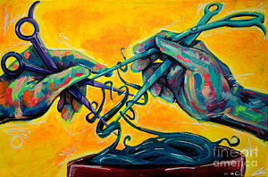 300x198 Hair Salon Paintings Fine Art America - Hair Salon Painting