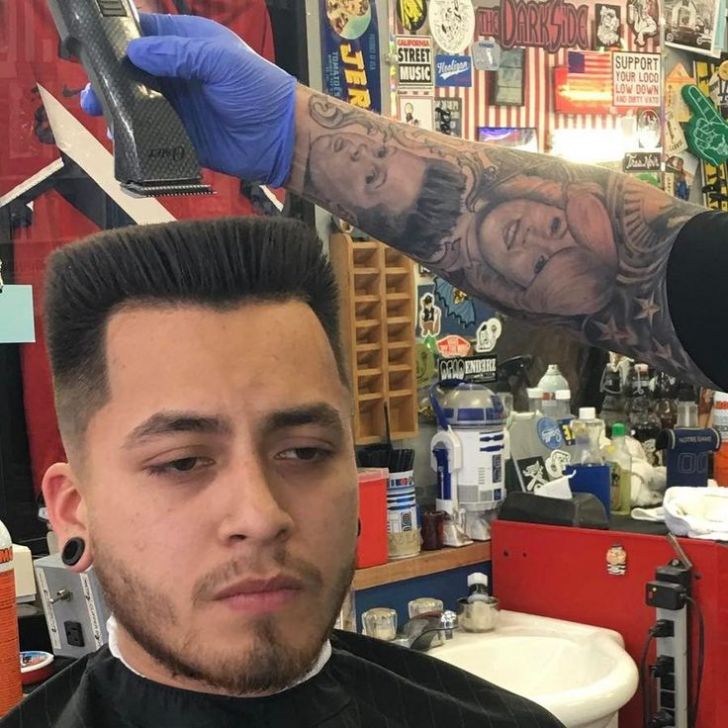 728x728 Luxury Hair Painting In Respect Of Flat Top Haircut - Haircut Painting