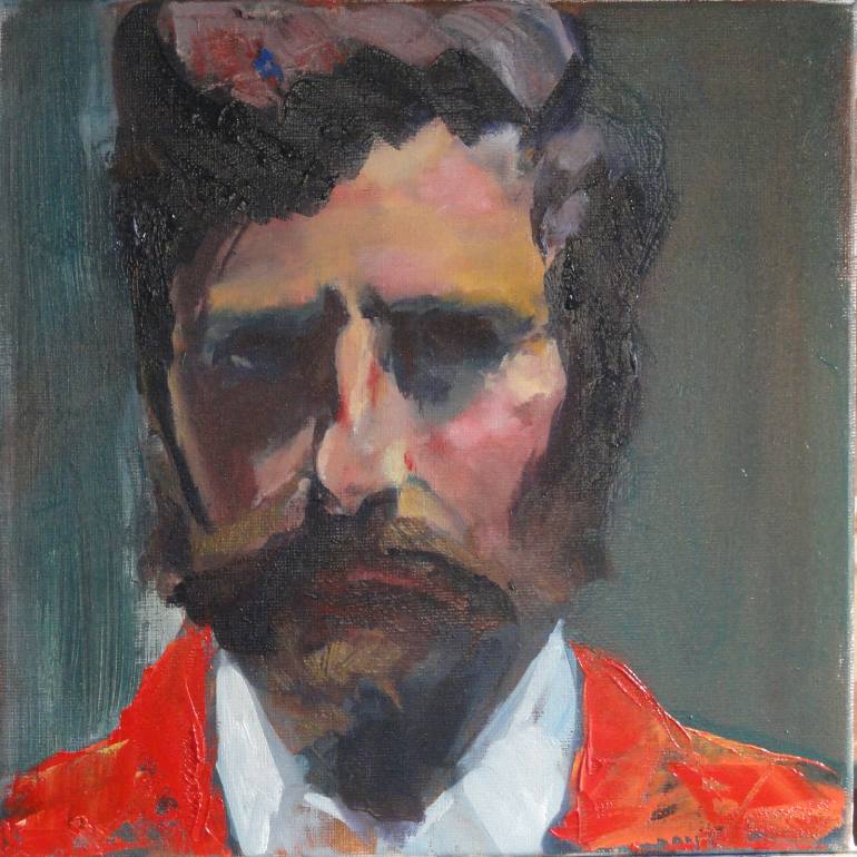 770x770 Saatchi Art Haircut Painting By Jacqueline Hoebers - Haircut Painting