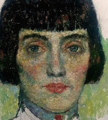 216x240 Oil Painting - Haircut Painting