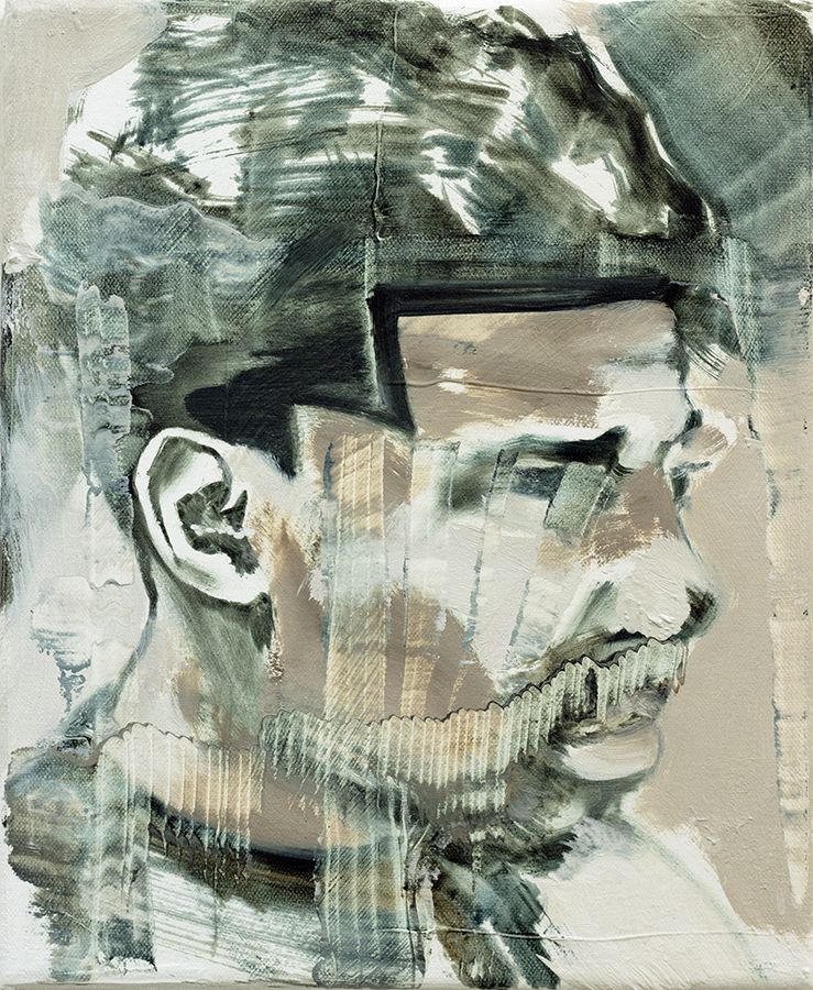 739x900 Bad Boys Have A Nice Haircut Ii, Oil On Canvas, 28x23cm (11x9 - Haircut Painting