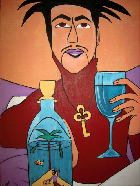 483x640 Mariya Kiyan Artwork Hairdresser Original Painting Acrylic - Hairdresser Painting