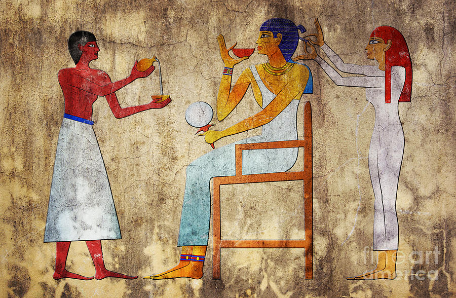 900x588 Hairdresser Mixed Media By Michal Boubin - Hairdresser Painting