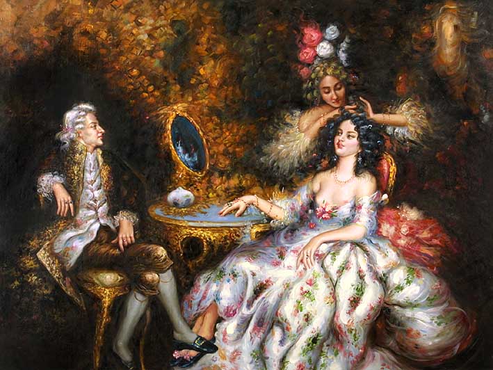 709x532 Hairdresser - Hairdresser Painting