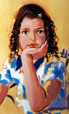 236x391 Unknown Master, German The Daughter Of The Hairy Man From Munich - Hairy Baby Painting