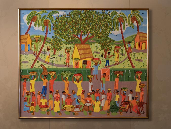 675x510 Mesidor Haitian Oil Painting - Haitian Oil Painting