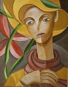 235x300 Oil Painting By Haitian Artist Regine Mercier - Haitian Oil Painting