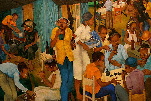 500x334 Intricate Haitian Painting To See More Haitian Art, Visit - Haitian Painting