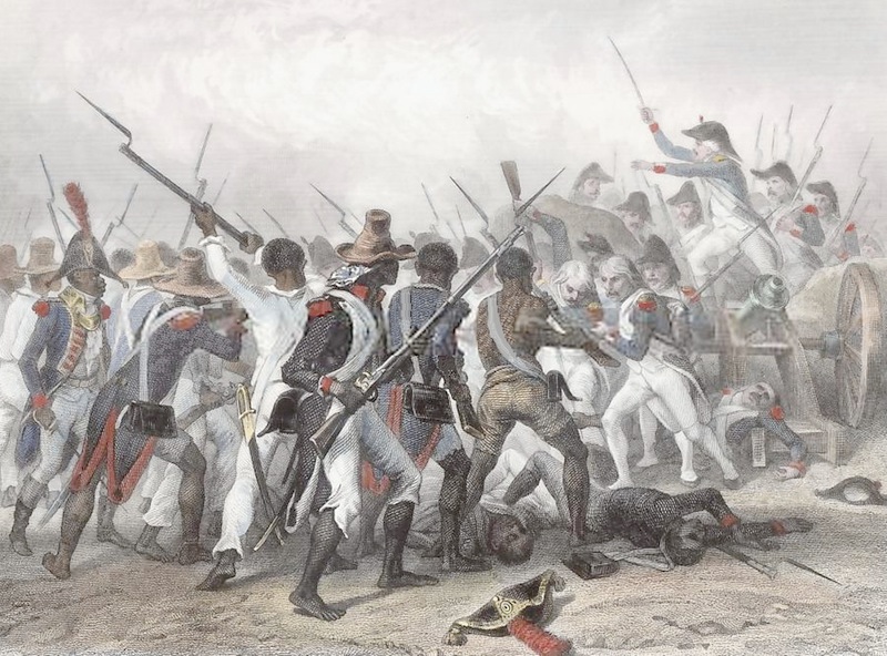 800x592 The Haitian Blogger Thomas Jefferson Would Want Reparations - Haitian Revolution Painting