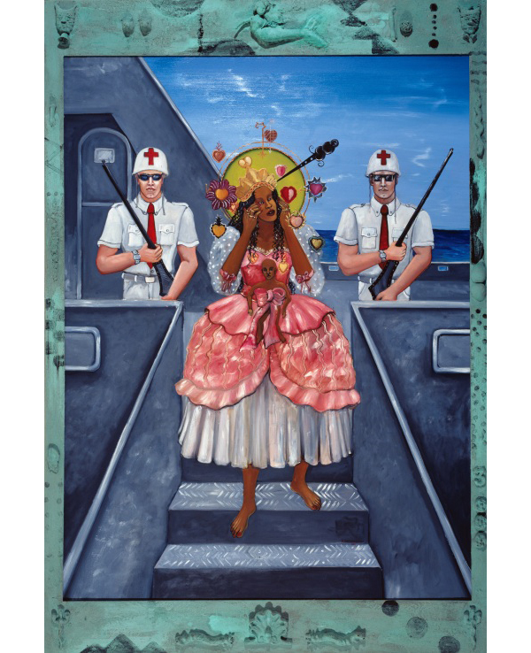 600x738 Daily Serving National Treasure Haitian Art History And Its - Haitian Revolution Painting