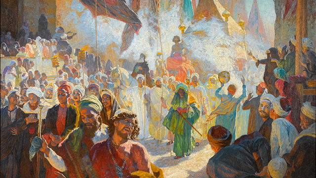 640x360 Two Monumental Depictions Of The Hajj To Mecca 19th Century - Hajj Painting