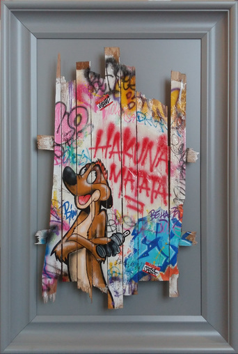342x508 Hakuna Matata By Onemizer, 2016 Painting Artsper (100390) - Hakuna Matata Painting