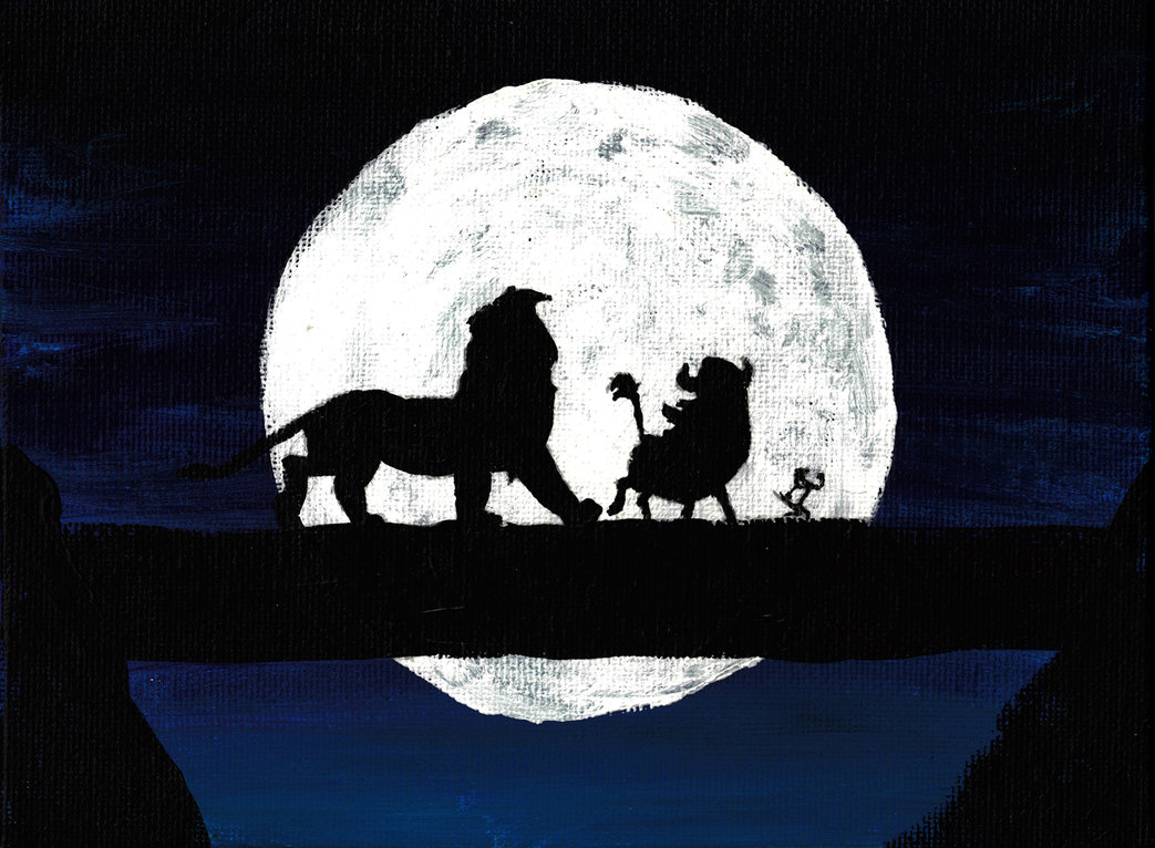 1043x766 Hakuna Matata By Riaveg - Hakuna Matata Painting