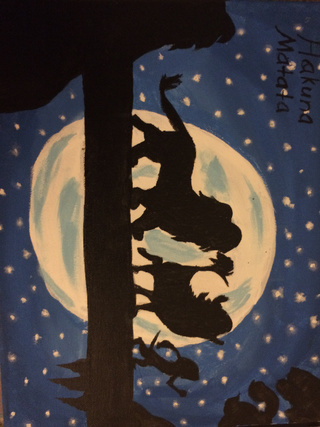 320x427 Hakunamatata Drawings On Paigeeworld. Pictures Of Hakunamatata - Hakuna Matata Painting