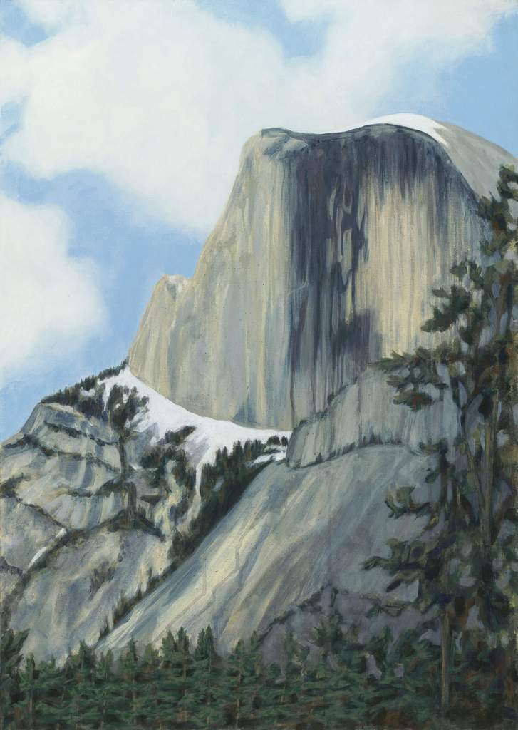 727x1024 Half Dome Yosemite Painting Kelli Lopopolo Fine Arts - Half Dome Painting