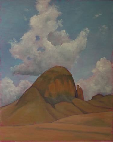 375x471 Saatchi Art Half Dome Mustang Mountains Painting By Larry Cansler - Half Dome Painting