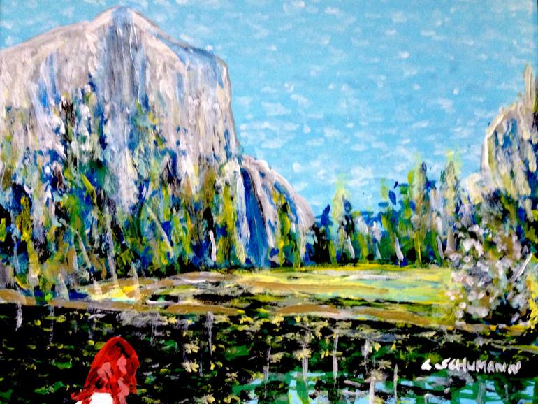 770x578 Saatchi Art Half Dome Painting By Carl Schumann - Half Dome Painting