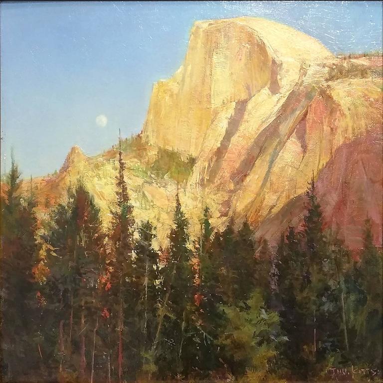 768x768 Thomas Jefferson Kitts - Half Dome Painting