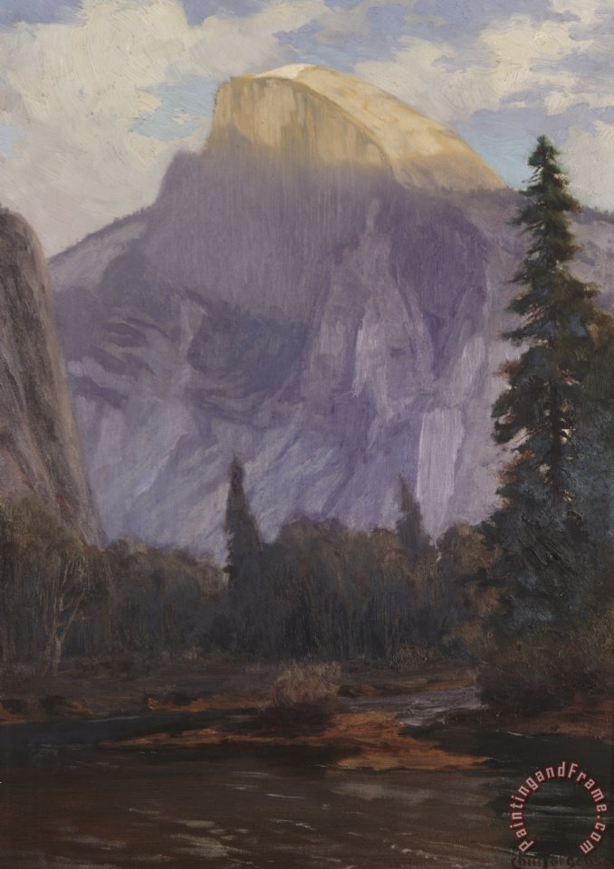 678x960 Christian Jorgensen Half Dome Painting - Half Dome Painting