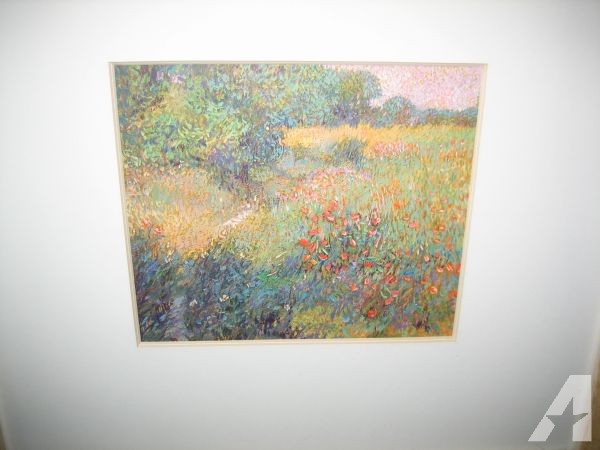 600x450 Framed Monet Hallmark Master Artist Painting - Hallmark Painting