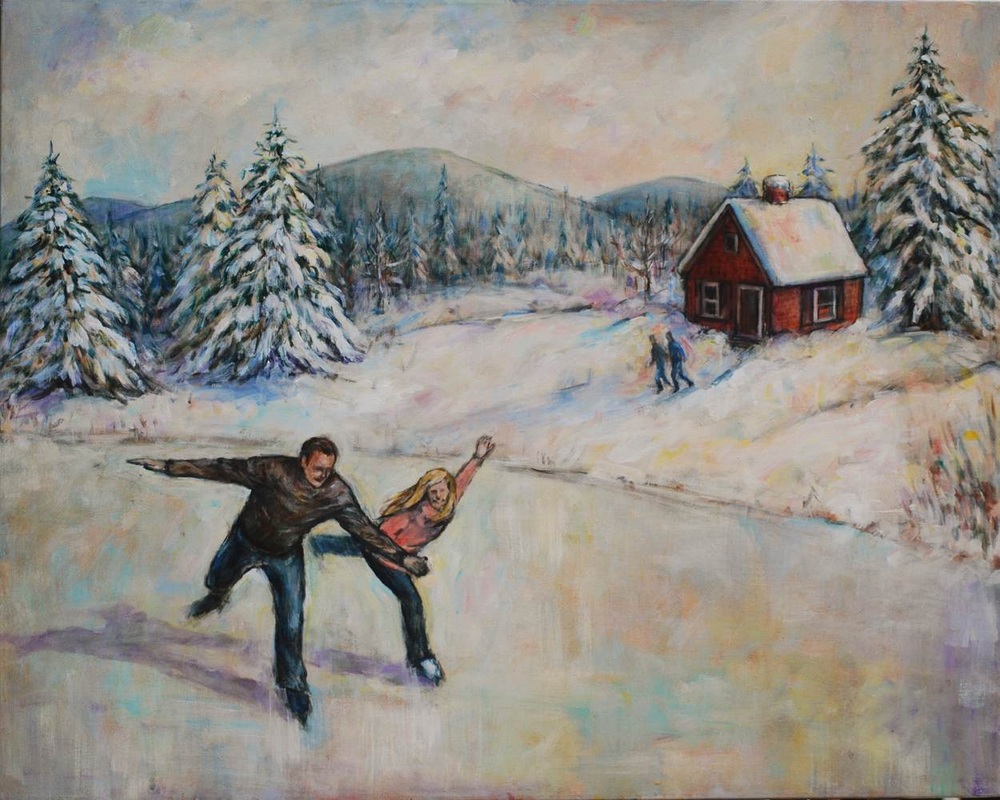 1000x800 Hallmark Channel Original Movie Window Wonderland - Hallmark Painting