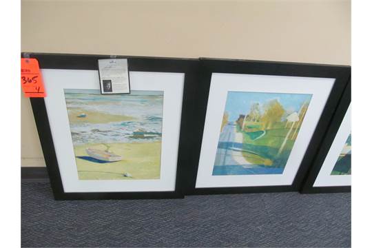 540x360 Lot Of (4) Hallmark Artist Gary Head Framed Prints - Hallmark Painting