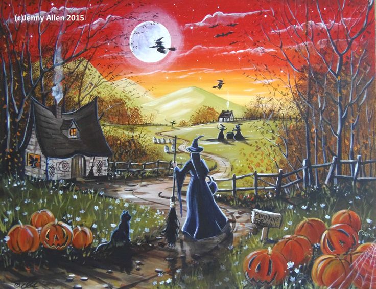 Halloween Art Painting