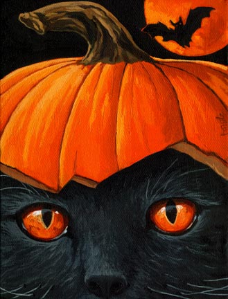 329x432 Painting A Day Art Blog - Halloween Art Painting