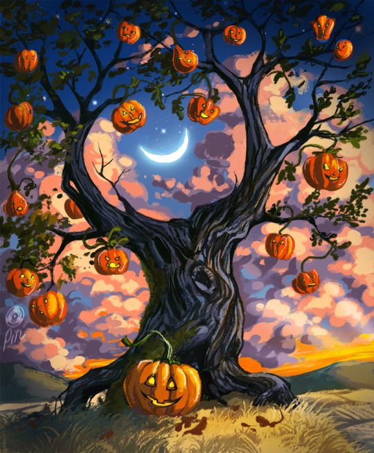 540x654 687 Best Halloween Images On Happy Halloween, Autumn - Halloween Art Painting