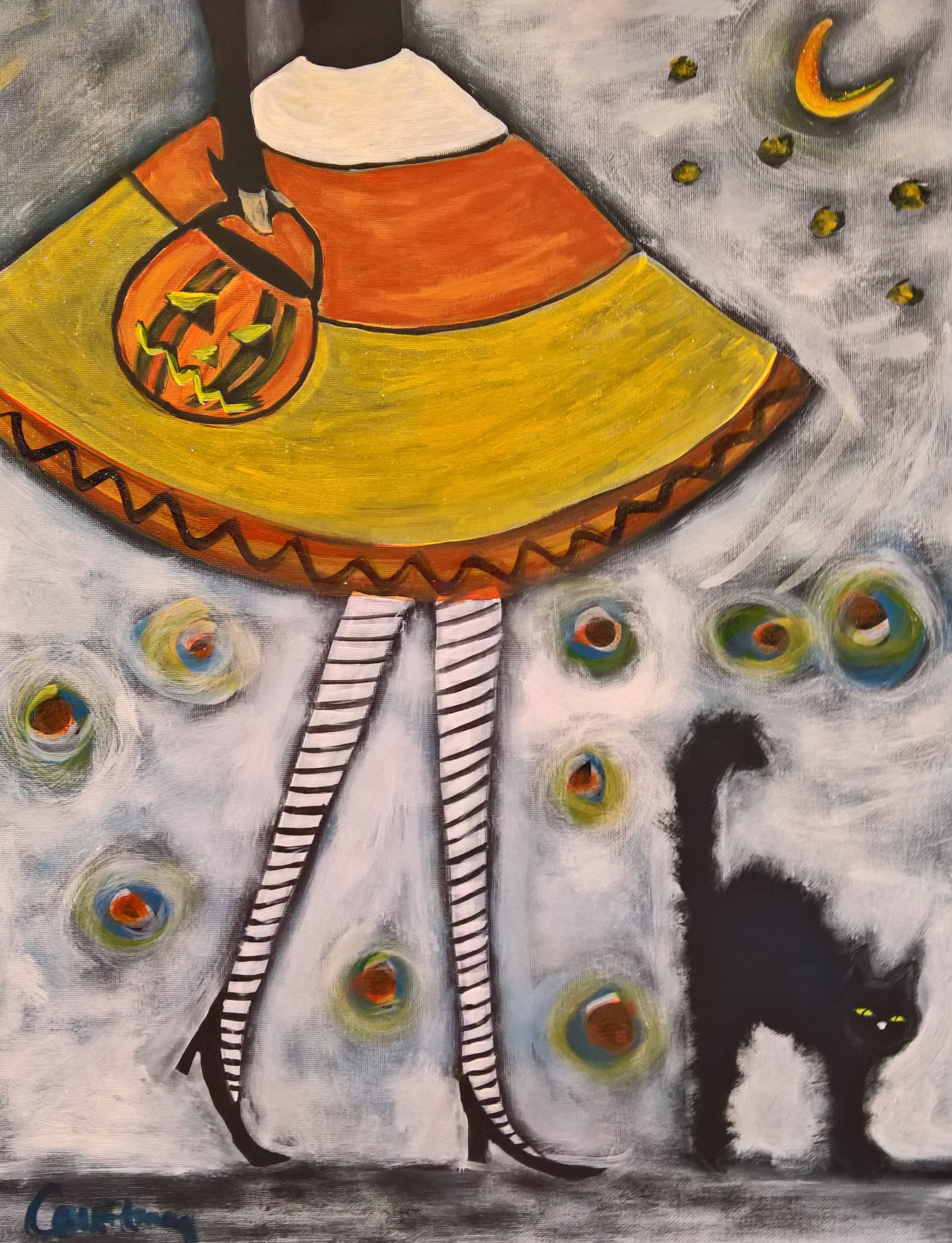 2421x3160 Halloween Paint Night All The Sun For You - Halloween Painting